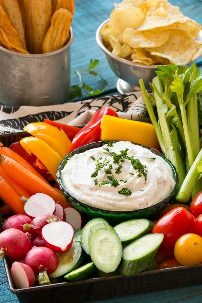 Homemade Ranch Dip Recipe | Homemade Ranch Powder | Homemade Ranch Dressing | Best Ranch Dip #ranch #dip #appetizer #snack #fuyos This homemade ranch dip is a creamy and flavorful mix of all the familiar herbs and spices, but it tastes way better than the store bought version. A quick and easy snack for parties and game day gatherings!