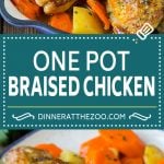 Braised Chicken with Carrots and Potatoes Recipe | One Pot Meal | Chicken with Potatoes #chicken #chickenthighs #onepot #potatoes #carrots #dinner #fuyos