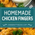 Homemade Chicken Fingers Recipe | Chicken Tenders | Fried Chicken #chicken #friedchicken #dinner #appetizer #fuyos