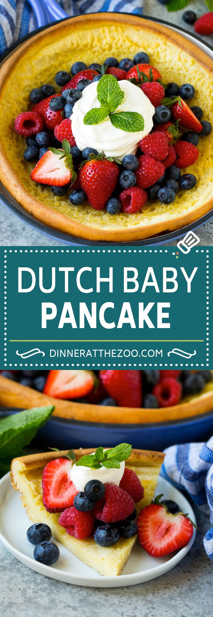 Dutch Baby Pancake Recipe | Puffed Pancake | Skillet Pancake #pancakes #breakfast #brunch #fuyos