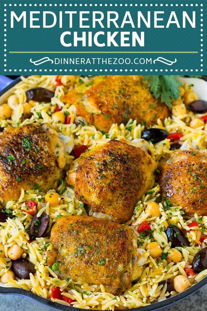 Mediterranean Chicken Recipe | One Pot Chicken #chicken #pasta #healthy #onepot #dinner #fuyos