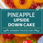Pineapple Upside Down Cake | Pineapple Cake #cake #pineapple #dessert #cherries #fuyos