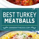 Slow Cooker Turkey Meatballs | Spaghetti and Meatballs #crockpot #slowcooker #turkey #meatballs #dinner #fuyos