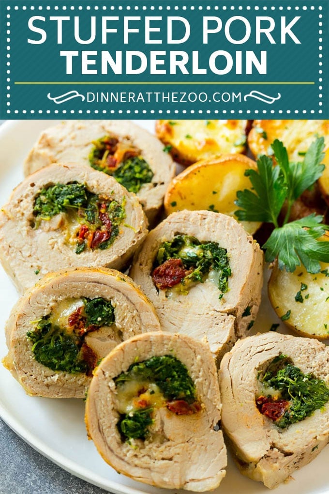 Stuffed Pork Tenderloin Recipe | Roasted Pork Tenderloin | Italian Pork #pork #onepan #potatoes #dinner #fuyos #glutenfree