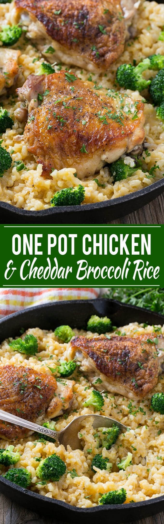 Chicken Broccoli and Rice Casserole Recipe | One Pot Chicken and Rice #chicken #rice #broccoli #casserole #dinner #fuyos #glutenfree