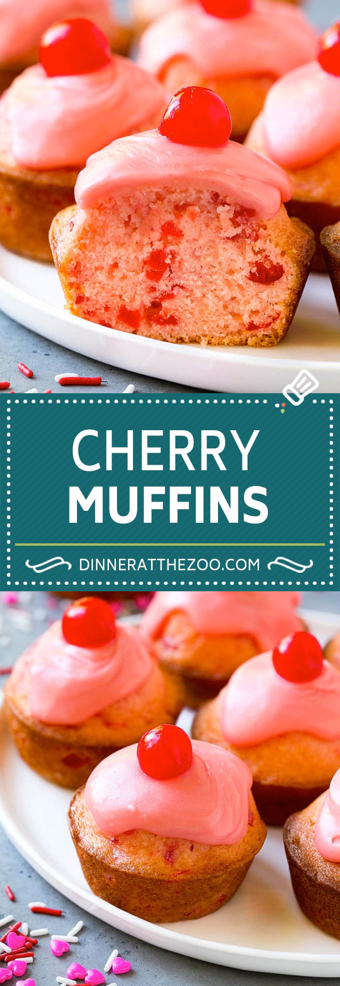 Cherry Muffins Recipe | Maraschino Cherry Muffins #cherries #cherry #muffins #baking #dessert #sweets #fuyos