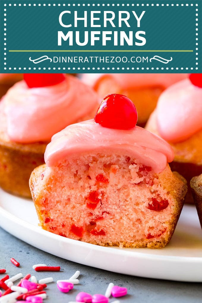 Cherry Muffins Recipe | Maraschino Cherry Muffins #cherries #cherry #muffins #baking #dessert #sweets #fuyos