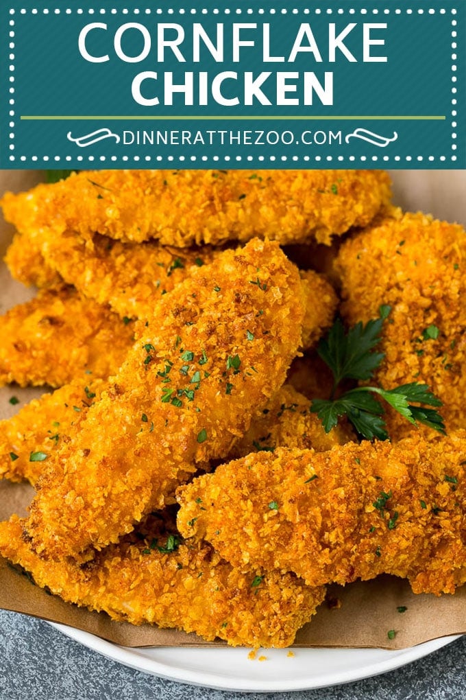 Cornflake Chicken Recipe | Chicken Fingers #chicken #dinner #fuyos