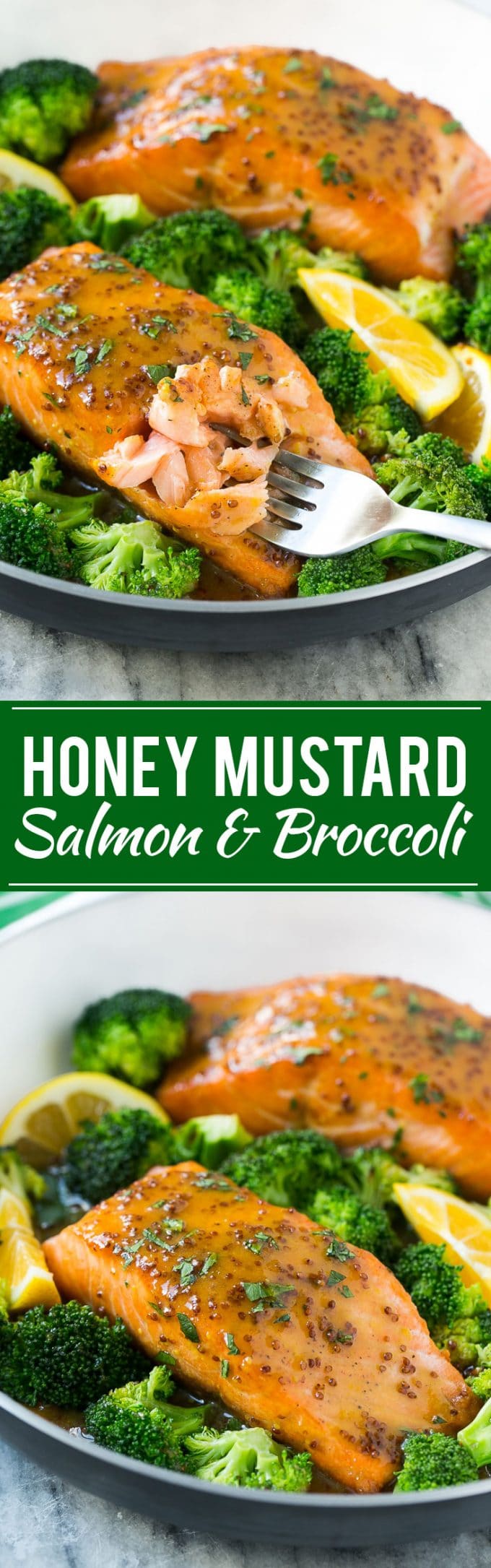 Honey Mustard Salmon Recipe | Salmon and Broccoli | Seared Salmon | One Pot Meal #onepotmeal #salmon #broccoli #dinner #fuyos