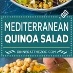Mediterranean Quinoa Salad Recipe | Healthy Quinoa Salad | Chopped Salad #quinoa #healthy #cleaneating #lunch #dinner #fuyos