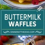 Buttermilk Waffles Recipe | Homemade Waffles #waffles #breakfast #brunch #fuyos