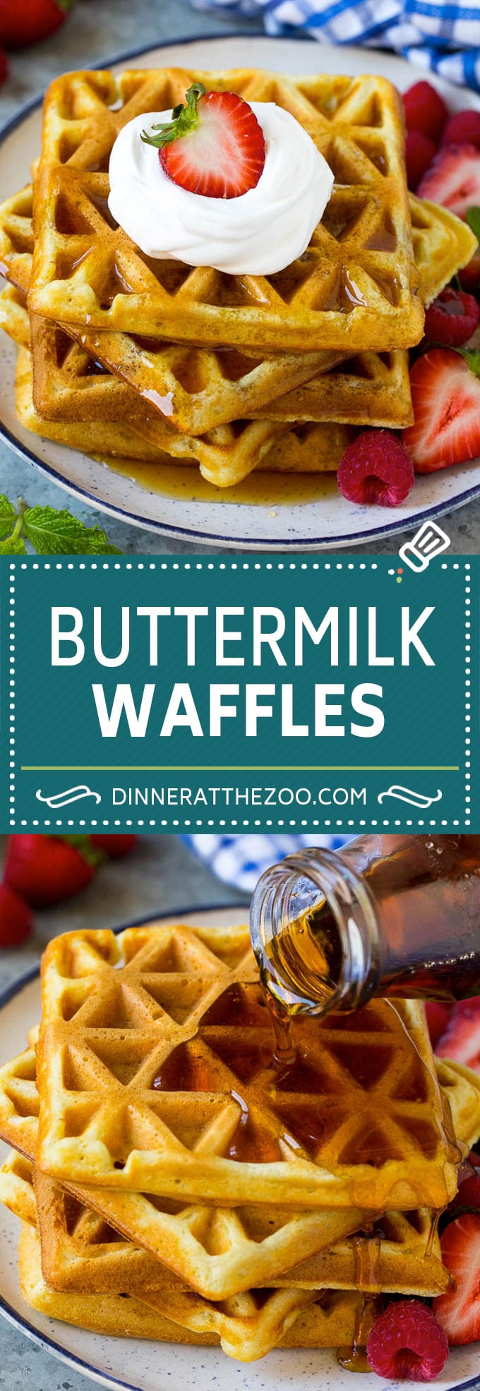 Buttermilk Waffles Recipe | Homemade Waffles #waffles #breakfast #brunch #fuyos