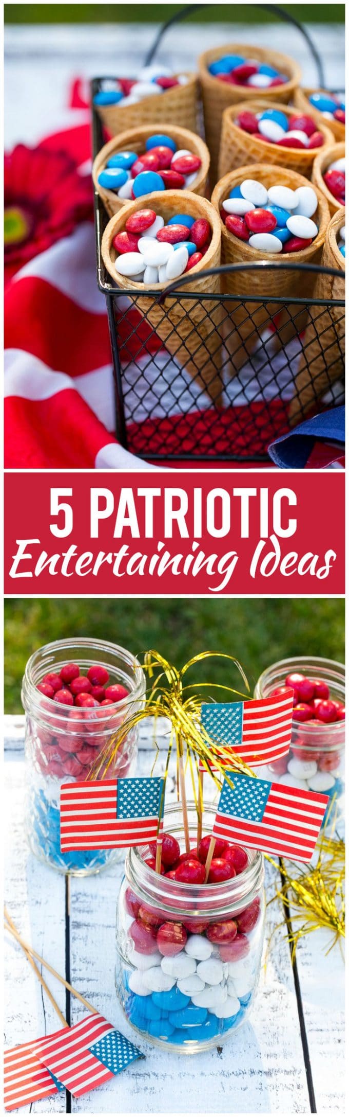 Patriotic Entertaining Ideas #4thofJuly #dessert #fuyos #memorialday #patriotic