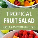 Tropical Fruit Salad Recipe | Easy Fruit Salad | Best Fruit Salad #fruit #salad #fuyos #healthy