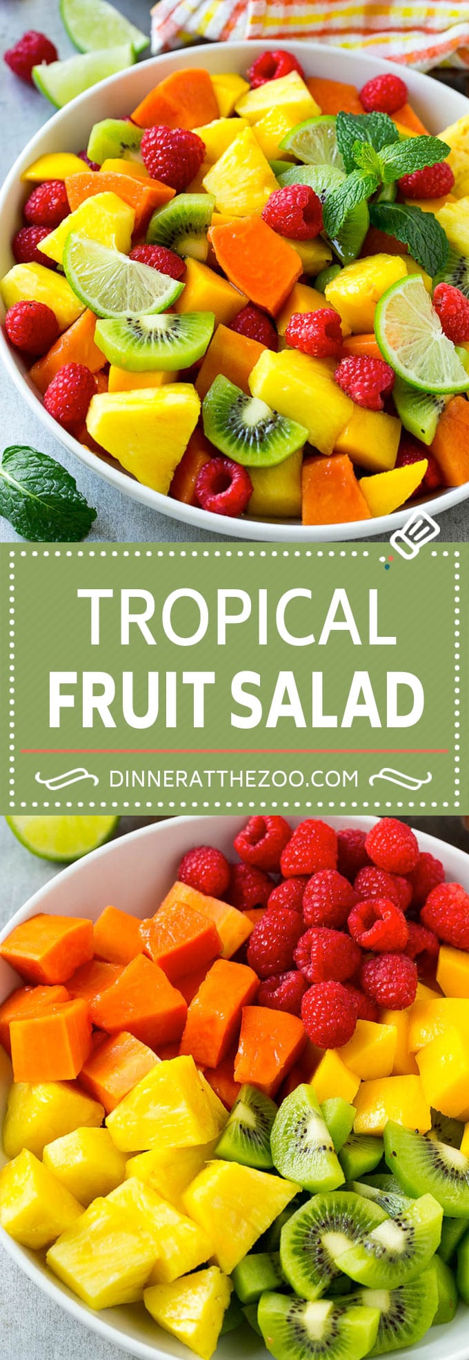 Tropical Fruit Salad Recipe | Easy Fruit Salad | Best Fruit Salad #fruit #salad #fuyos #healthy