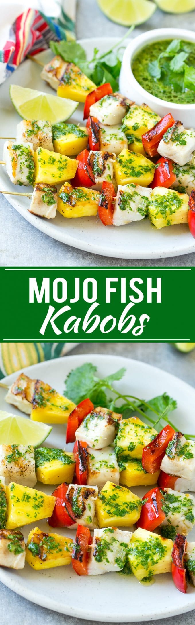 Mojo Fish Kabobs Recipe | Grilled Fish Recipe | Fish Kabobs | Mojo Recipe #kabobs #skewers #grilling #fish #dinner #fuyos