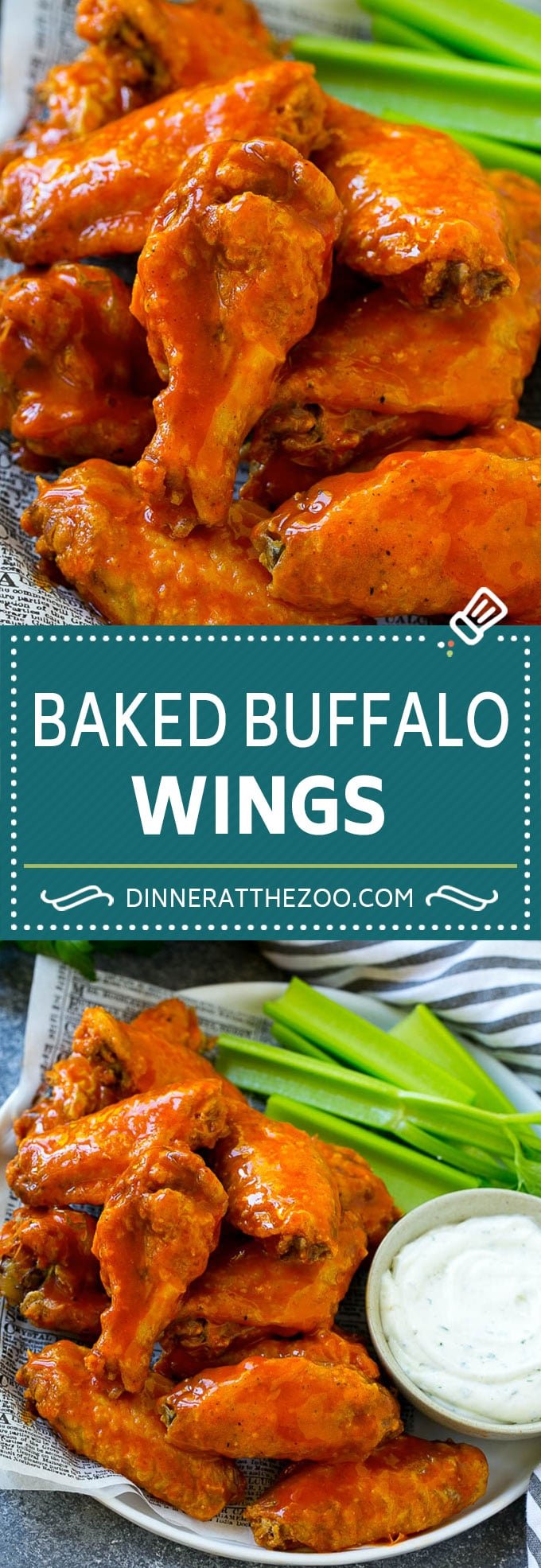 Baked Buffalo Wings Recipe | Buffalo Chicken Wings | Crispy Baked Chicken Wings #chicken #chickenwings #buffalochicken #appetizer #fuyos