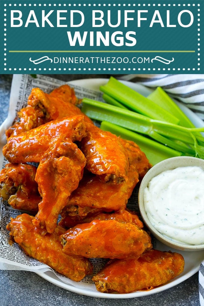 Baked Buffalo Wings Recipe | Buffalo Chicken Wings | Crispy Baked Chicken Wings #chicken #chickenwings #buffalochicken #appetizer #fuyos