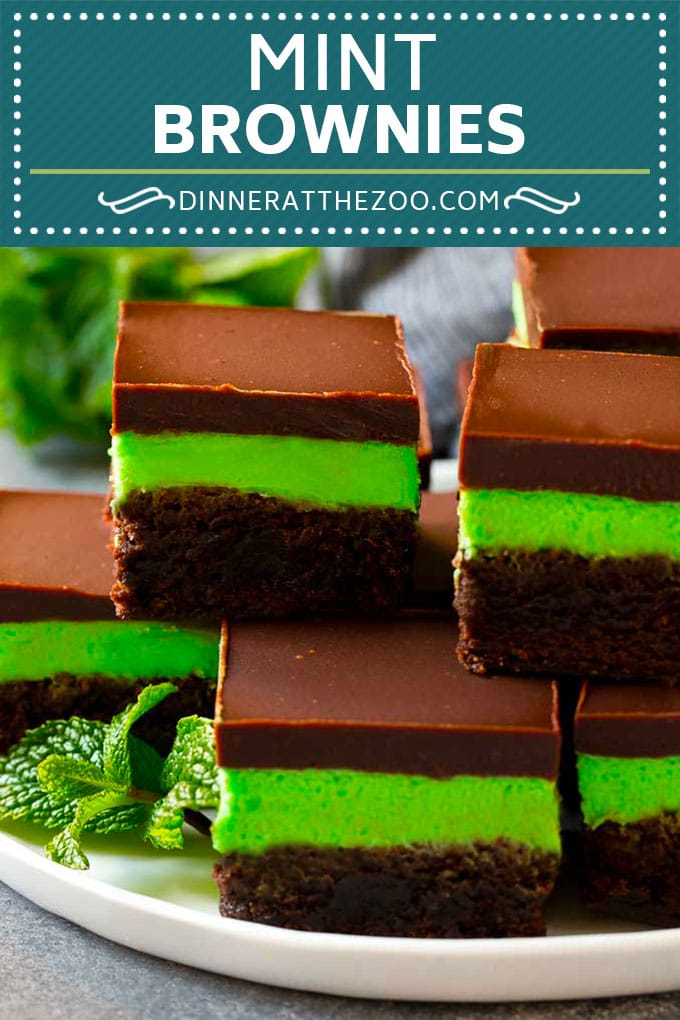 Mint Brownies Recipe | Layered Brownies | Frosted Brownies #brownies #chocolate #frosting #mint #dessert #fuyos