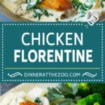 Chicken Florentine Recipe | Spinach Chicken | Mushroom Chicken #chicken #spinach #mushrooms #lowcarb #keto #dinner #fuyos
