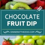 Chocolate Fruit Dip Recipe | Chocolate Dip | Dessert Dip #chocolate #dip #fruit #dessert #glutenfree #fuyos