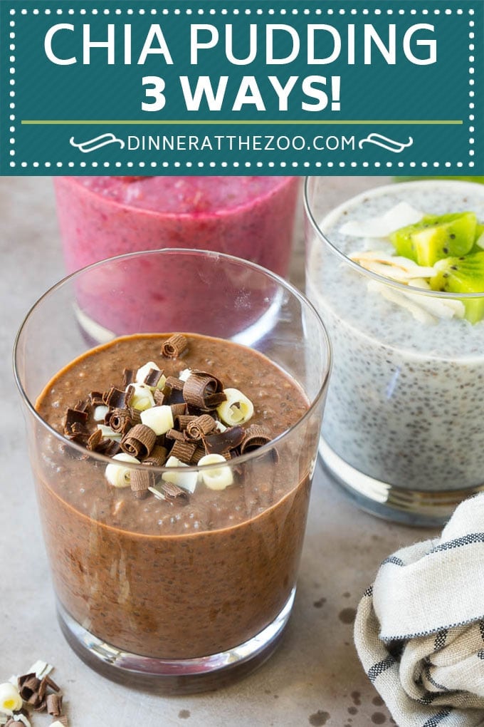 Chia Pudding Recipe | Chocolate Chia Pudding | Coconut Chia Pudding | Raspberry Chia Pudding #chia #pudding #breakfast #dessert #vegan #glutenfree #dairyfree #fuyos