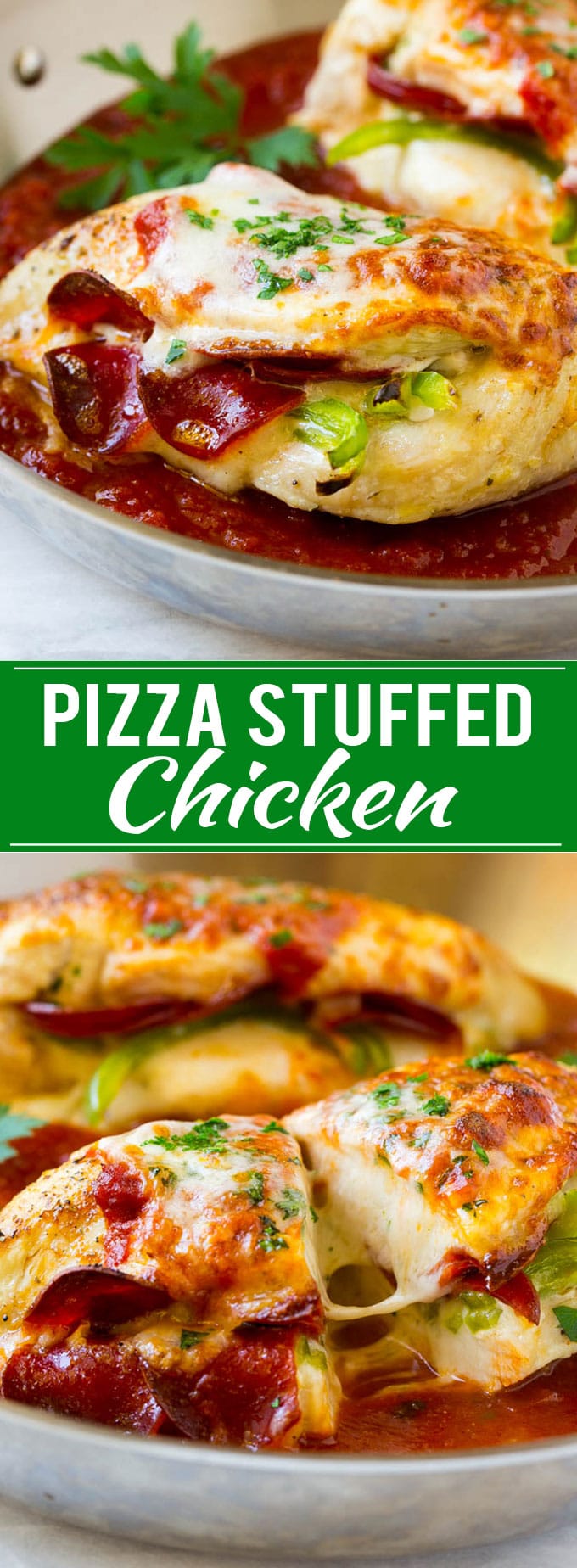 Pizza Stuffed Chicken Recipe | Stuffed Chicken Breast | Baked Chicken Breast | Easy Chicken Recipe #chicken #pizza #stuffedchicken #chickenbreast #dinner #fuyos