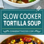 Slow Cooker Chicken Tortilla Soup Recipe | Chicken Soup Recipe | Slow Cooker Chicken Soup | Mexican Chicken Soup | Tortilla Soup Recipe #soup #tortillasoup #chickensoup #mexican #mexicansoup #dinner #fuyos