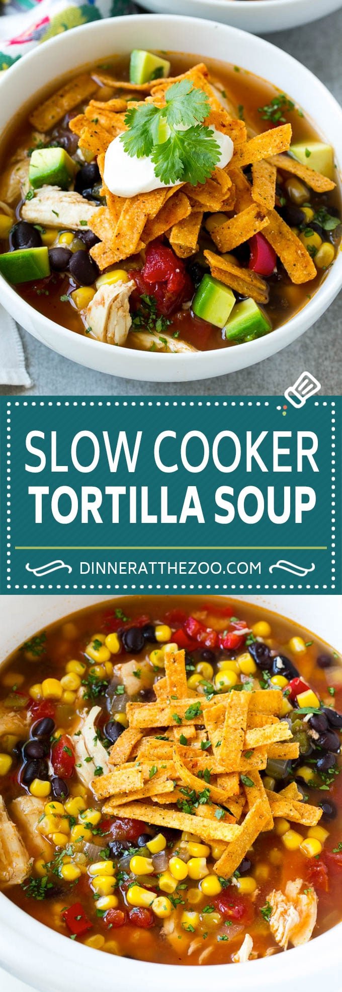 Slow Cooker Chicken Tortilla Soup Recipe | Chicken Soup Recipe | Slow Cooker Chicken Soup | Mexican Chicken Soup | Tortilla Soup Recipe #soup #tortillasoup #chickensoup #mexican #mexicansoup #dinner #fuyos