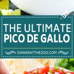 Pico de Gallo Recipe | Homemade Salsa Recipe | Salsa Fresca Recipe #salsa #salsafresca #picodegallo #snack #appetizer #fuyos