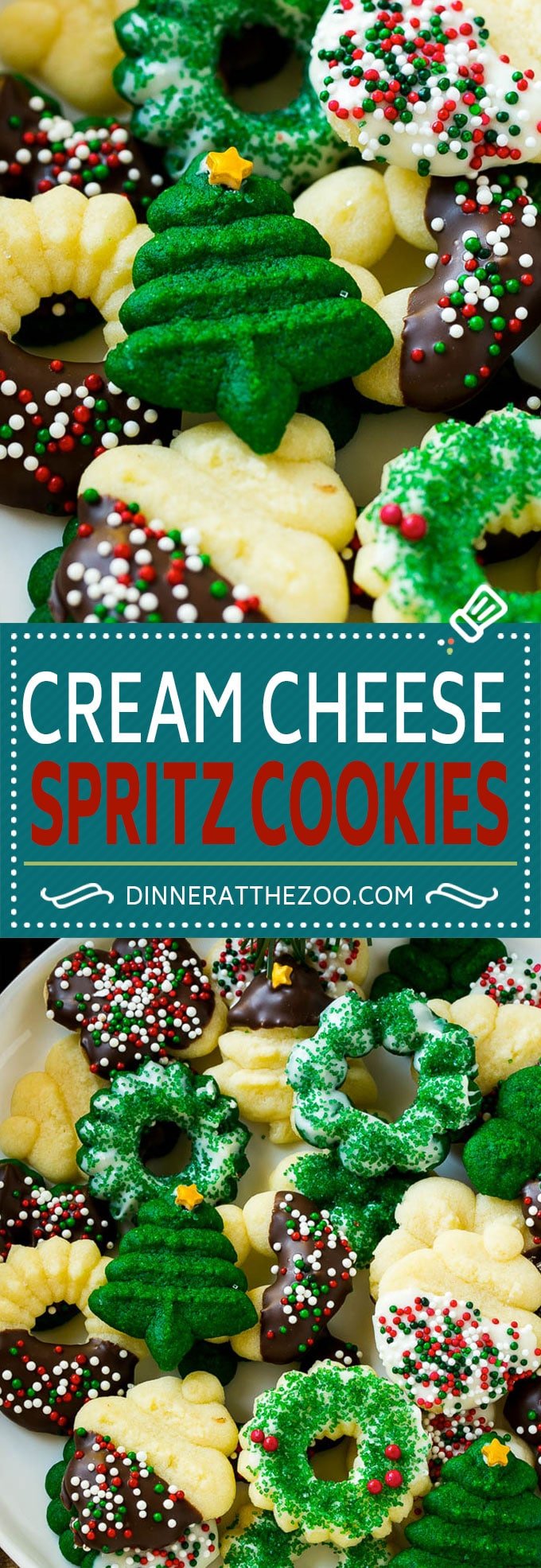 Cream Cheese Spritz Cookie Recipe | Butter Spritz Cookies | Best Spritz Cookies | Holiday Cookies | Christmas Cookies #cookies #christmas #baking #holiday #dessert #fuyos