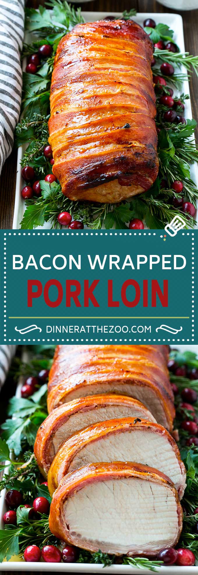Bacon Wrapped Pork Loin Recipe | Bacon Wrapped Pork Roast | Grilled Pork Loin | Grilled Pork Recipe #bacon #pork #dinner #grilling #fuyos