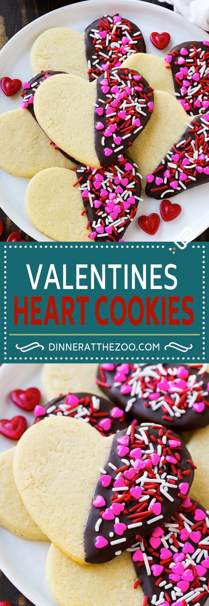 Heart Cookies Recipe | Heart Sugar Cookies | Valentine's Day Cookies | Heart Shaped Sugar Cookies | Valentine's Day Dessert #hearts #cookies #sugarcookies #valentinesday #sprinkles #dessert #fuyos