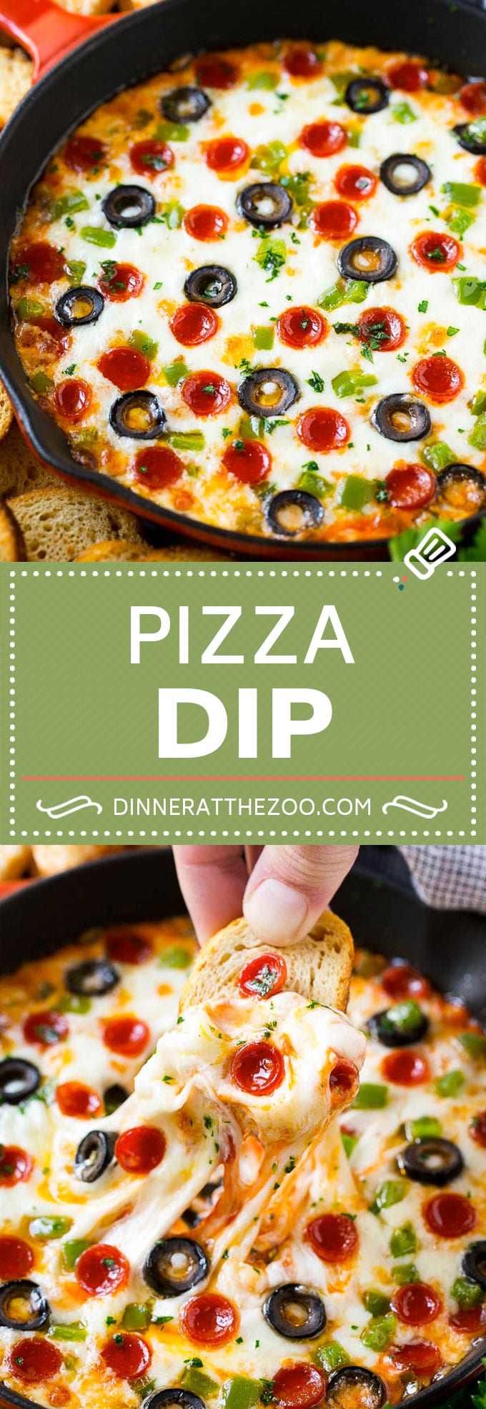 Pizza Dip Recipe | Pepperoni Pizza Dip | Crustless Pizza | Supreme Pizza Dip #pizza #fuyos #appetizer #dip
