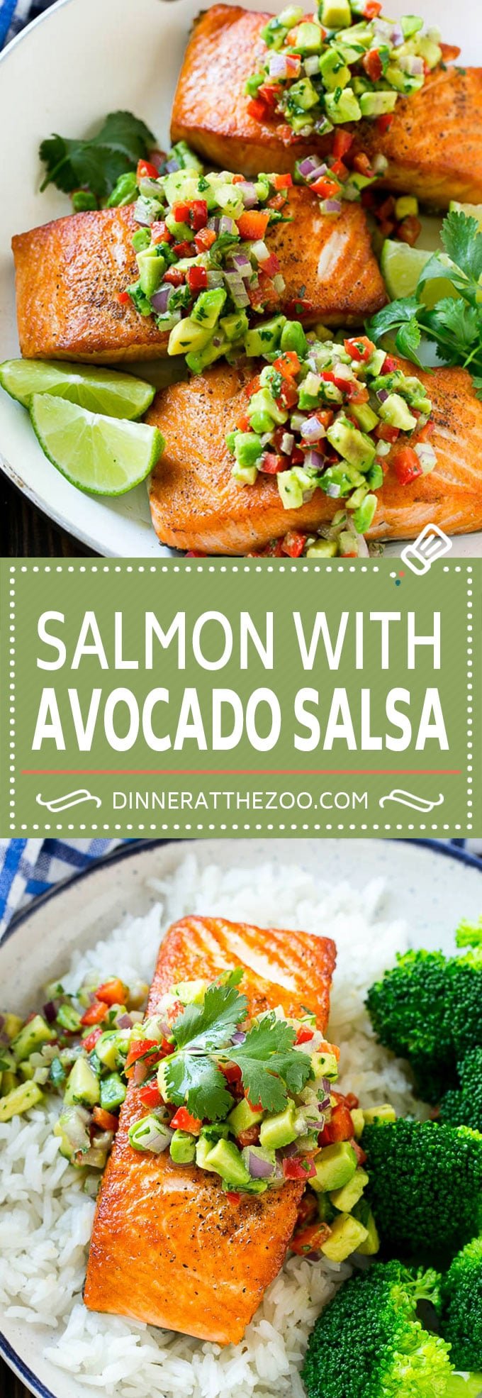 Salmon with Avocado Salsa Recipe | Seared Salmon Recipe | Healthy Salmon Recipe #salmon #avocado #salsa #seafood #lowcarb #keto #glutenfree #healthy #fuyos