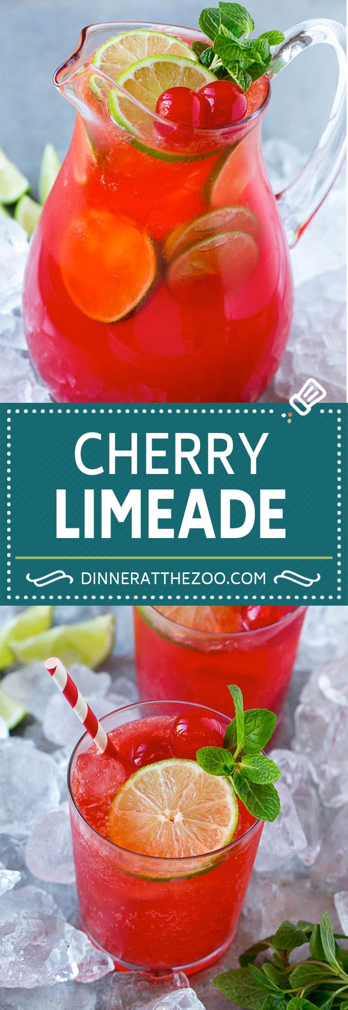 Cherry Limeade Recipe | Sonic Cherry Limeade | Limeade Recipe #limeade #drink #cherry #lime #fuyos
