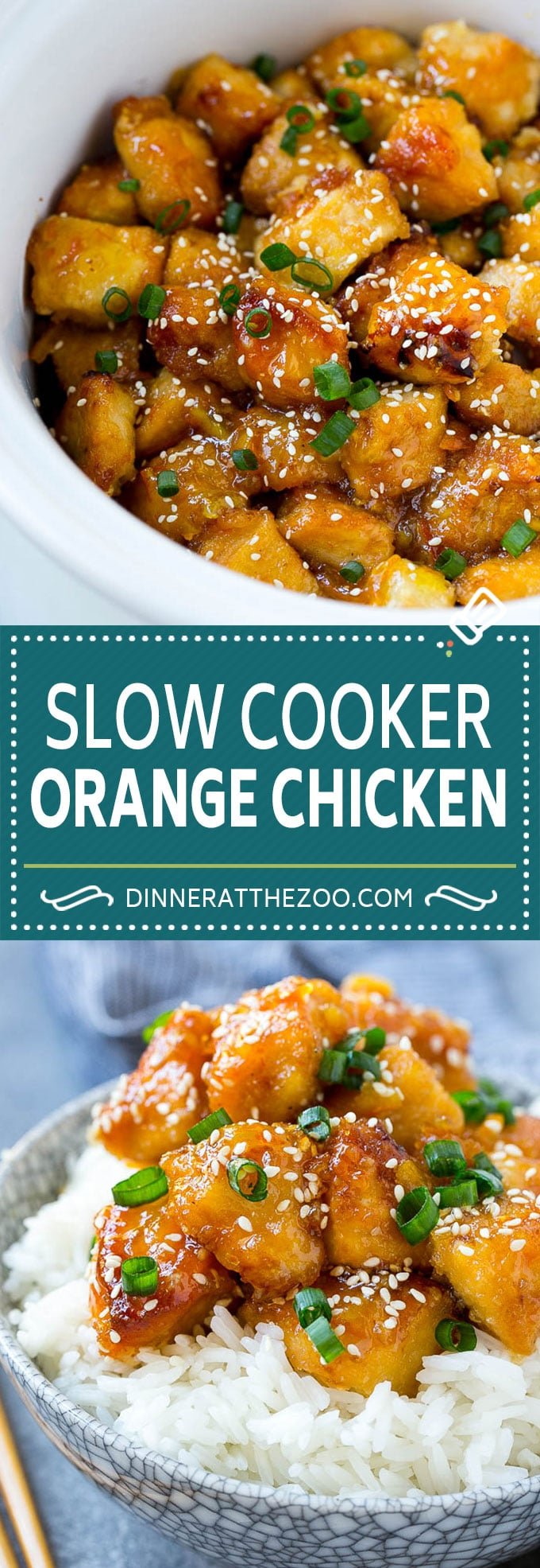 Slow Cooker Orange Chicken Recipe | Copycat Orange Chicken | Crock Pot Orange Chicken | Slow Cooker Chicken Recipe #orange #chicken #orangechicken #slowcooker #crockpot #dinner #fuyos