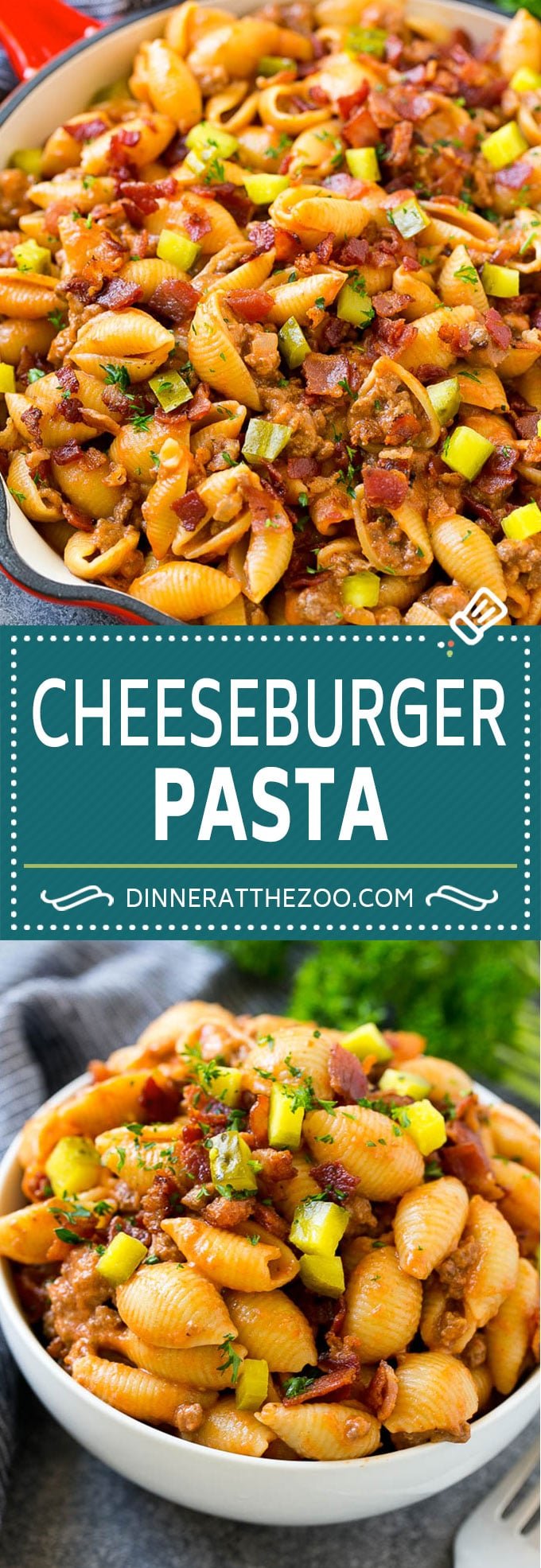 Cheeseburger Pasta | Hamburger Pasta | Ground Beef Pasta #cheeseburger #bacon #pasta #fuyos