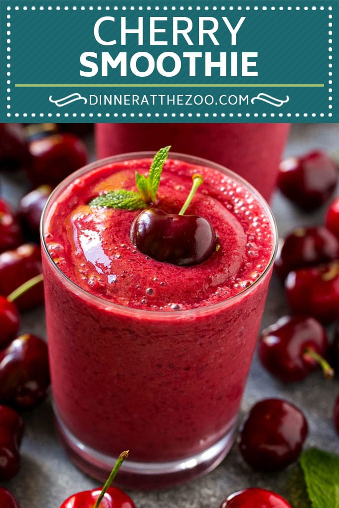 Cherry Smoothie Recipe | Healthy Smoothie | Easy Smoothie #cherry #smoothie #drink #fuyos