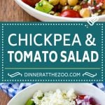 Chickpea Salad Recipe | Chickpea and Tomato Salad | Chickpea Avocado Salad | Summer Salad #salad #summer #recipes #fuyos
