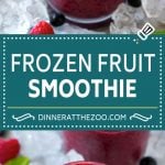 Frozen Fruit Smoothie | Berry Smoothie | Healthy Smoothie #fruit #smoothie #drink #fuyos
