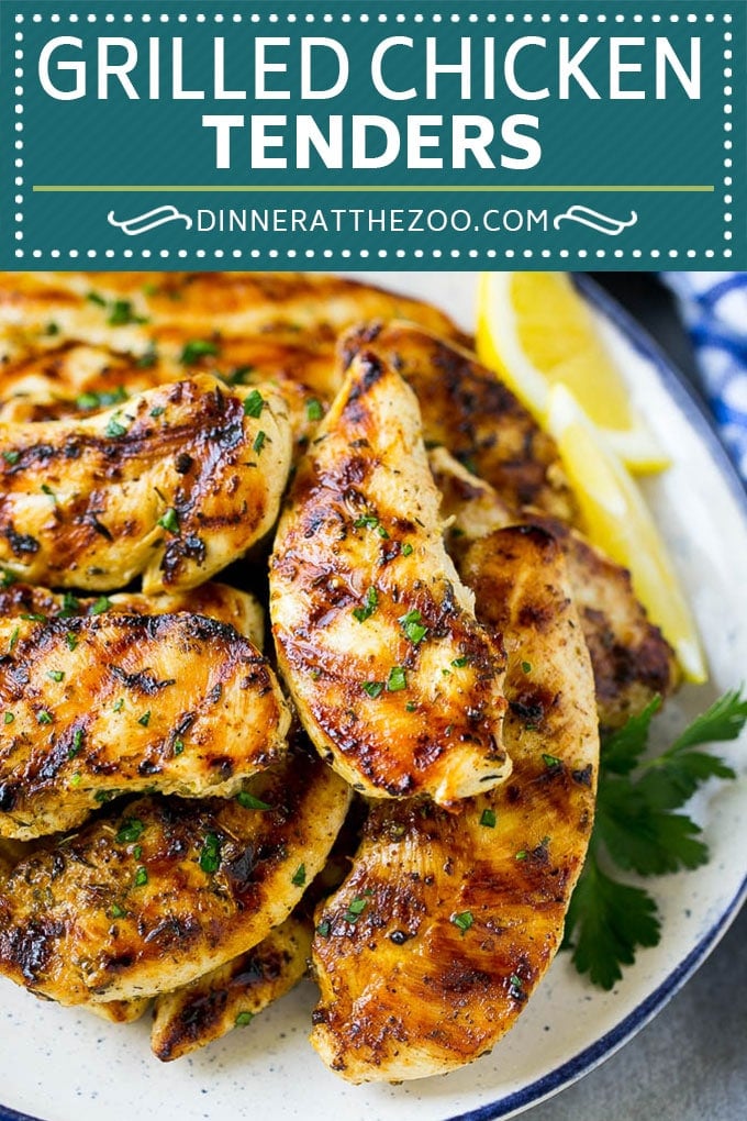 Grilled Chicken Tenders Recipe | Marinated Chicken | Lemon Garlic Chicken | Grilled Chicken #grilling #chicken #healthy #fuyos