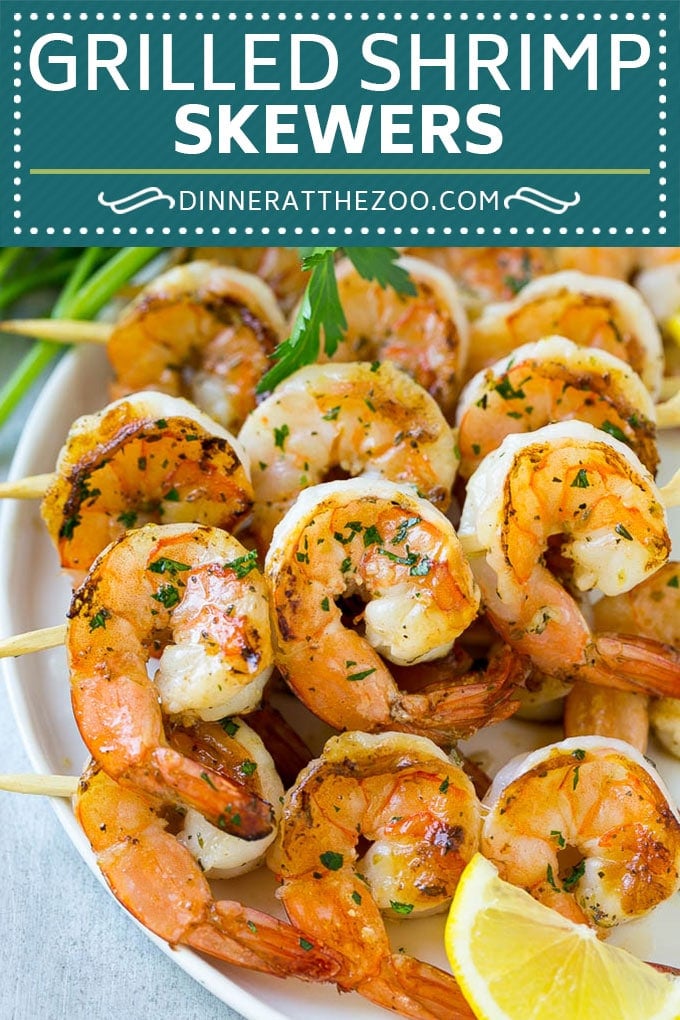 Grilled Shrimp Skewers Recipe | Shrimp Kabobs | Marinated Shrimp | Lemon Shrimp | Garlic Shrimp #shrimp #grilling #seafood #fuyos