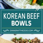 Korean Beef Bowls Recipe | Korean Ground Beef | Asian Beef Recipe | Rice Bowl #groundbeef #asianfood #rice #fuyos