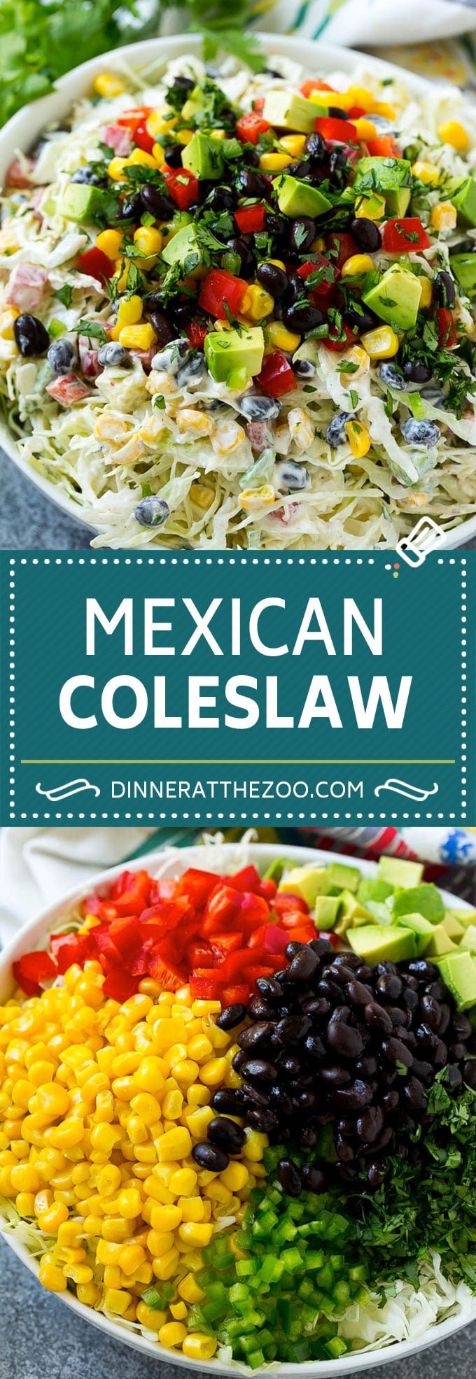 Mexican Coleslaw Recipe | Southwestern Coleslaw | Easy Coleslaw #coleslaw #mexicanfood #salad #fuyos