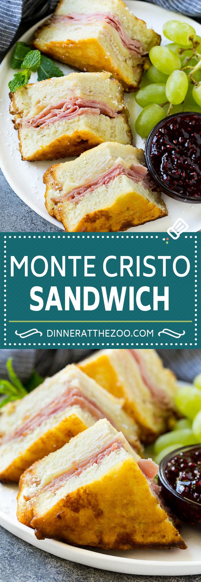 Monte Cristo Sandwich Recipe | Disneyland Monte Cristo Sandwich | Turkey Sandwich | Ham Sandwich #sandwich #fuyos #turkeysandwich