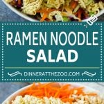 Ramen Noodle Salad Recipe | Oriental Salad | Asian Salad | Ramen Noodle Cabbage Salad #ramennoodles #salad #cabbagesalad #salad #fuyos