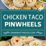Taco Pinwheels Recipe | Pinwheel Sandwiches | Pinwheel Appetizer #sandwich #appetizer #taco #chicken #fuyos