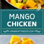 Mango Chicken Recipe | Chicken with Mango | Chicken Stir Fry #chicken #mango #stirfry #peppers #dinner #healthy #fuyos