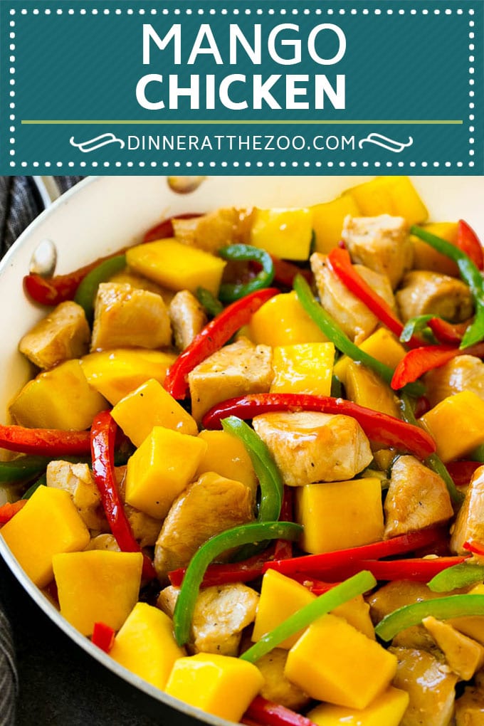Mango Chicken Recipe | Chicken with Mango | Chicken Stir Fry #chicken #mango #stirfry #peppers #dinner #healthy #fuyos